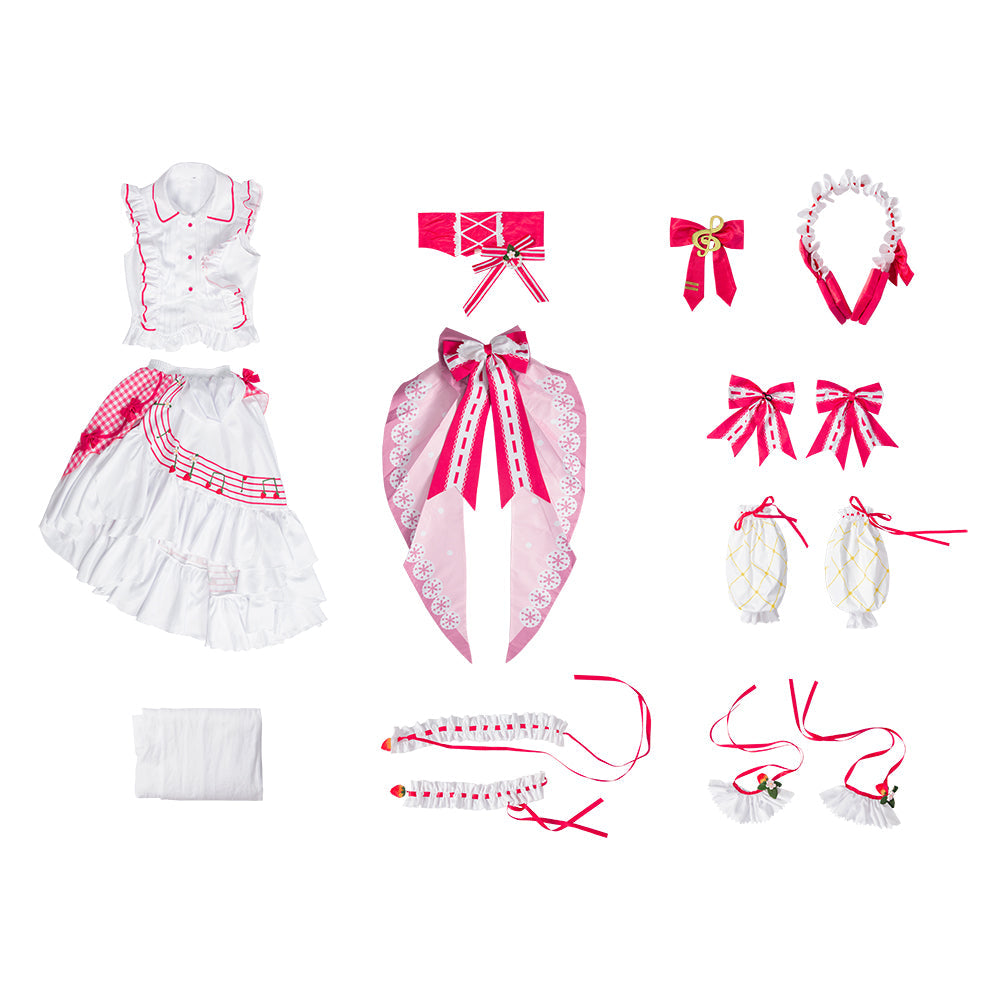 Astricos Exclusive: Hatsune Miku 15th Anniversary Strawberry Lolita Cosplay Dress - Astricos