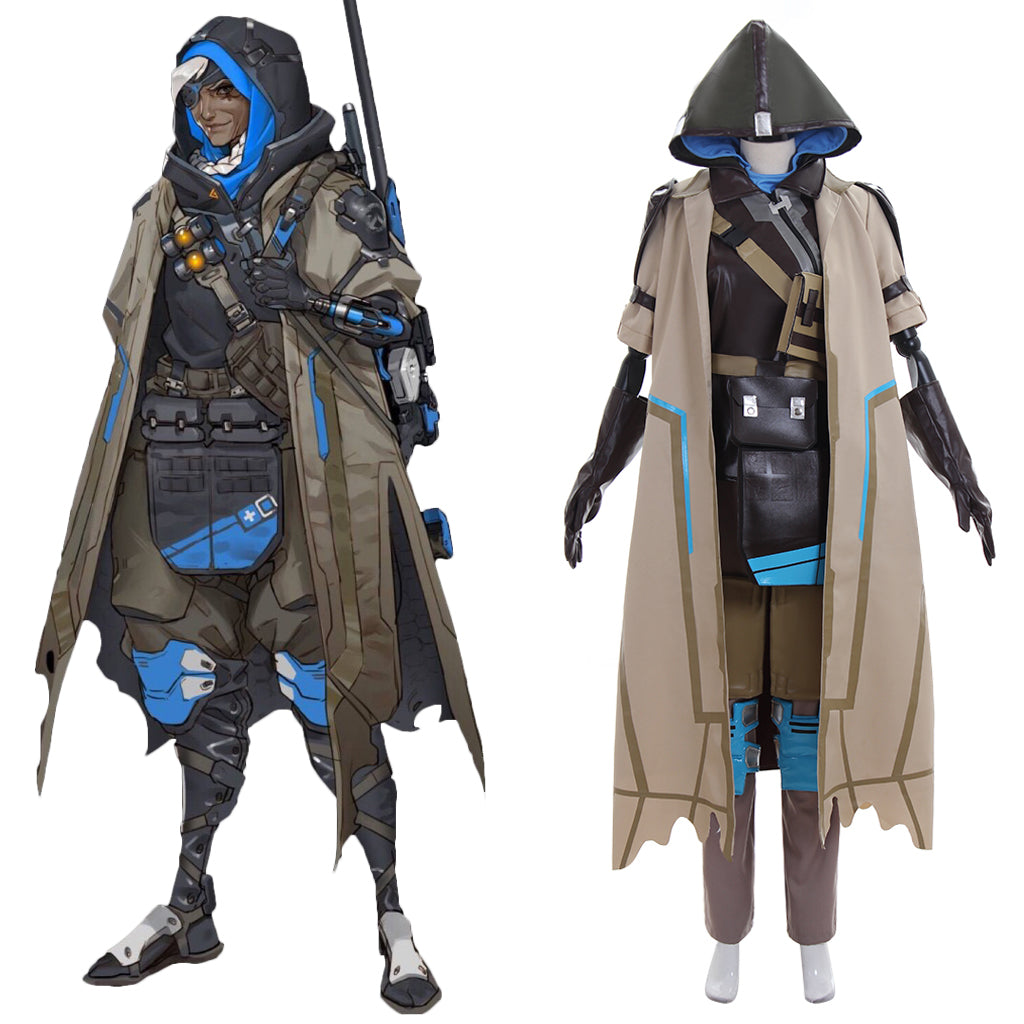 Astricos Ana Cosplay Costume | Premium Overwatch Sniper Hero Outfit for Enthusiasts - Astricos