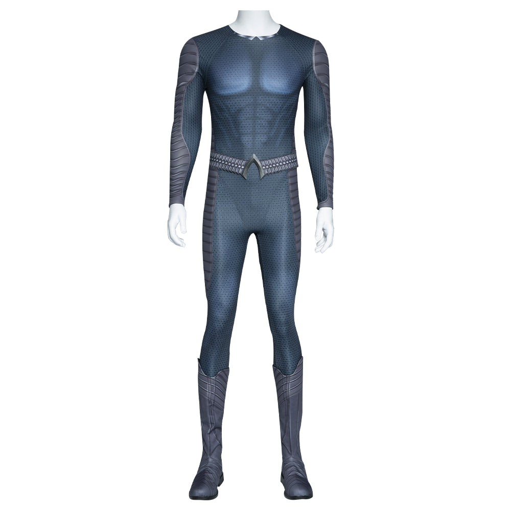 Astricos Aquaman 2 Arthur Curry Cosplay Jumpsuit with Shoes - Authentic Atlantean Suit for Halloween - Astricos