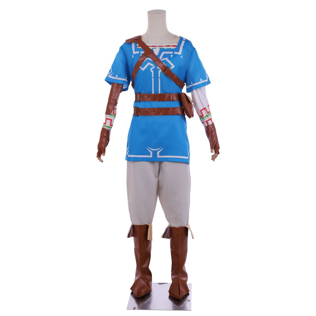 Astricos: The Legend of Zelda Breath of the Wild Link Cosplay Costume Full Set - Authentic Hero Gear - Astricos