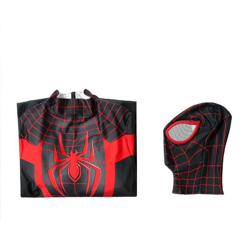 Astricos Miles Morales Spider-Man 3D Spandex Cosplay Suit for Halloween - Astricos