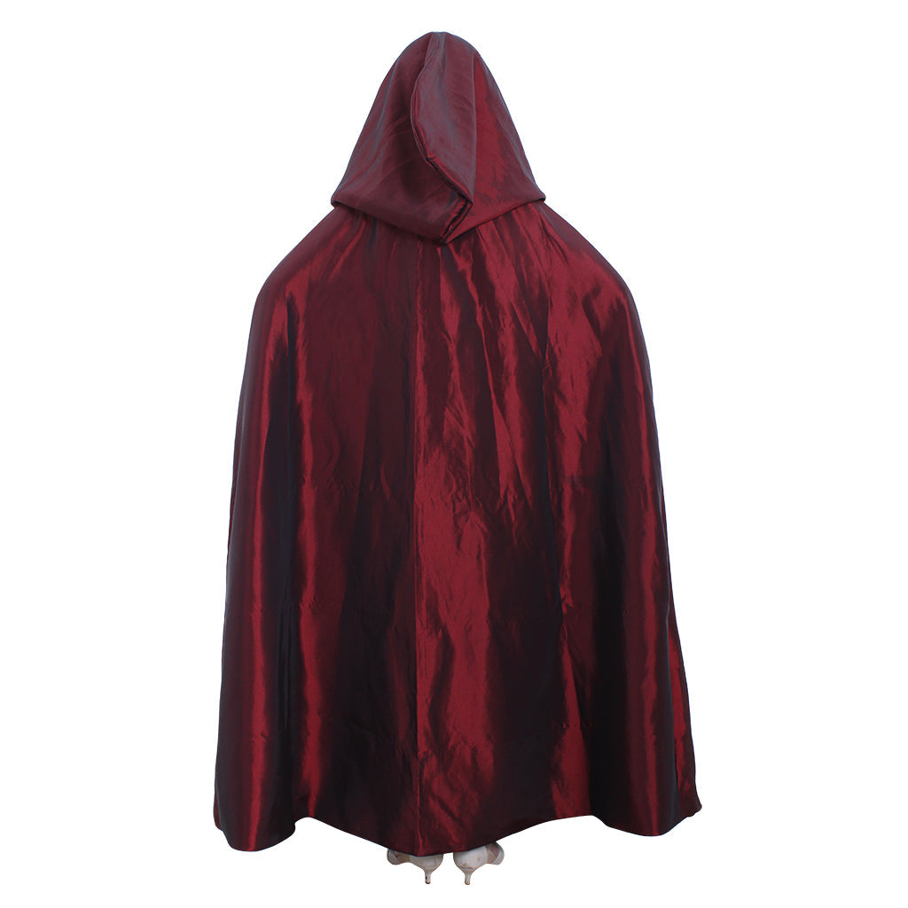 Elegant Victorian Red Cloak - Perfect for Halloween Cosplay and Gothic Events - Astricos