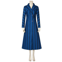 Astricos Navy Blue Mary Poppins Inspired Cosplay Costume for Adults - Astricos