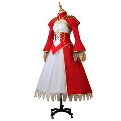 Astricos Nero Claudius Cosplay Dress - Red White Christmas Outfit from Fate/Grand Order - Astricos