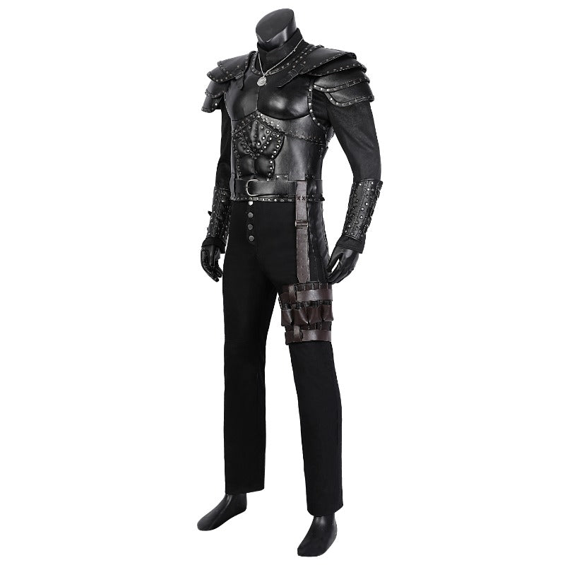 Astricos Geralt of Rivia Cosplay Costume - Men's Premium Halloween Armor Outfit - Astricos