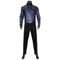 Astricos Marvel Cosplay Costume: The Falcon and Winter Soldier Jacket and Shoes Set for Men - Astricos