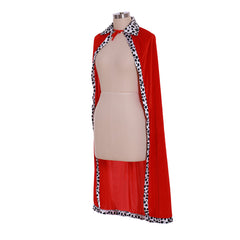 Astricos King Red Velvet Cloak for Adults | Supreme for Halloween, Christmas, and Carnival Parties - Astricos