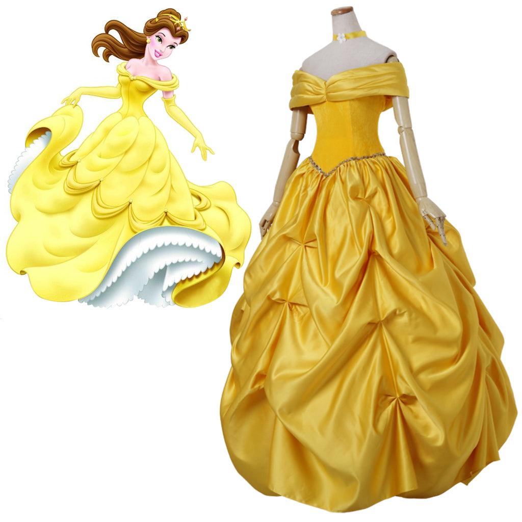 Astricos Belle Cosplay Costume Series | Elegant Disney Princess Dress for Halloween & Cosplay - Astricos