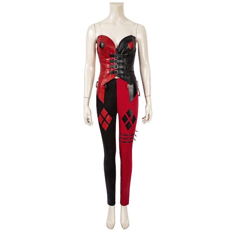 Astricos Harley Quinn Cosplay Costume - The Suicide Squad 2 Halloween Outfit with Shoes - Astricos