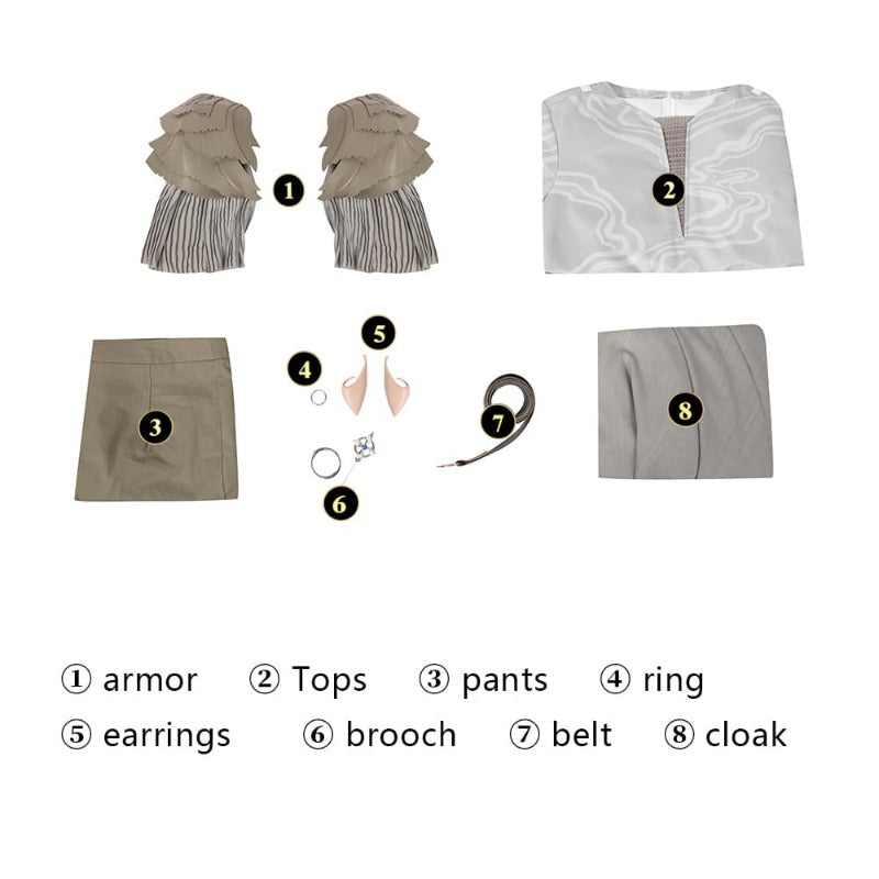 Astricos Elrond Cosplay Costume for Men - The Rings of Power Inspired Elven Lord Robe, Cloak, and Armor Suit - Astricos