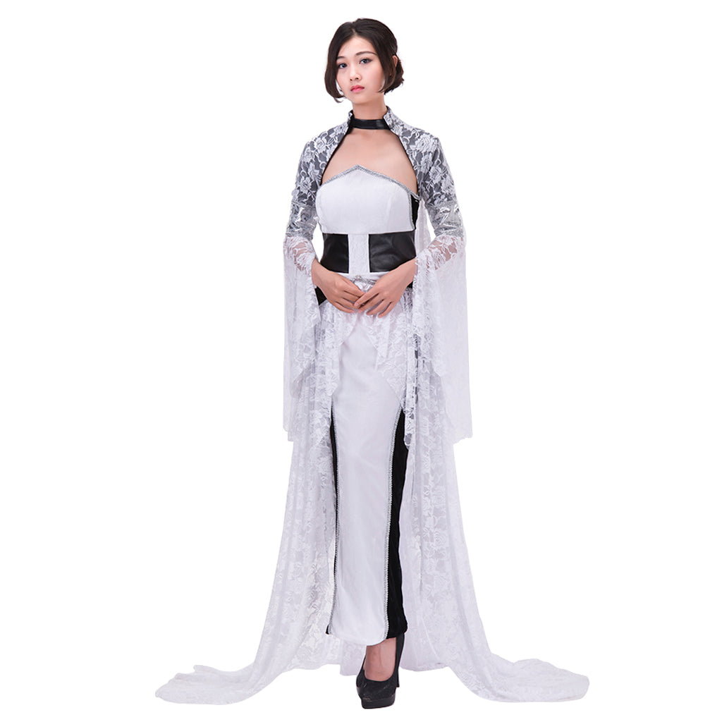 Astricos Lunafreya Nox Fleuret Cosplay Costume - Elegant Evening Party Dress for Women - Astricos