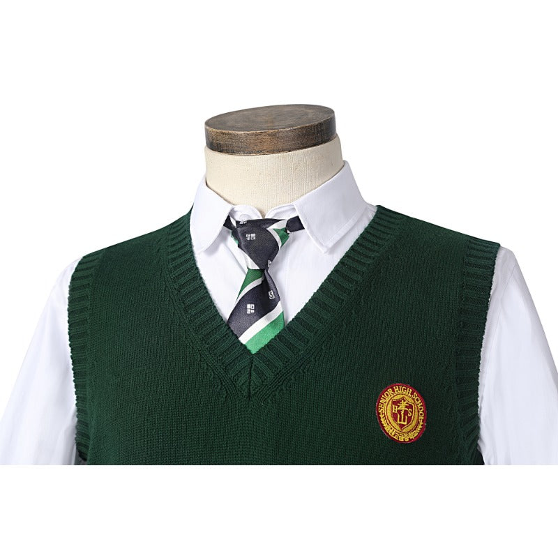 Astricos Korean Drama Cosplay School Uniform - All of Us Are Dead Halloween Costume - Astricos