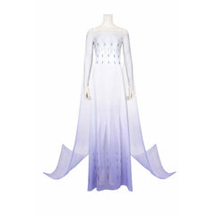 Astricos Elsa Princess Long Sleeve Stage Dress for Women Cosplay Costume - Astricos