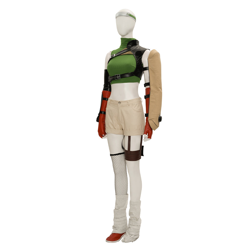 Astricos Yuffie Kisaragi Cosplay Costume from Final Fantasy VII - Premium Halloween and Festival Outfit for Women - Astricos