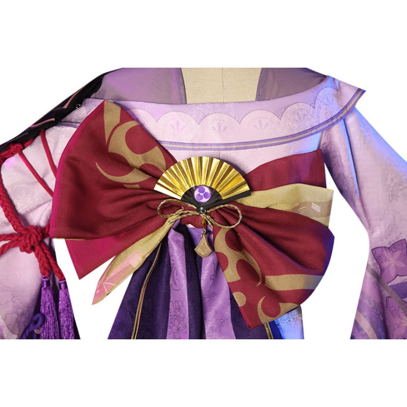 Astricos Raiden Shogun Cosplay Costume - Majestic Dress for Genshin Impact Fans - Astricos