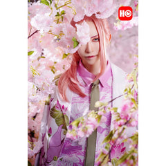 Astricos Haruchiyo Sanzu Scorpio Anime Cosplay Costume - Pink Uniform for Halloween & Events - Astricos