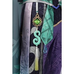 Astricos Baizhu Cosplay Costume - Standard Size Genshin Impact Halloween Outfit - Astricos