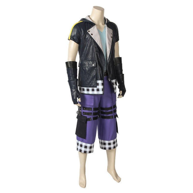 Astricos Riku Cosplay Costume - Premium Black Uniform Coat Jacket - Astricos