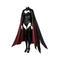 Astricos Madelyne Pryor Cosplay Costume - X-Men Villain Jumpsuit and Cloak for Halloween - Astricos