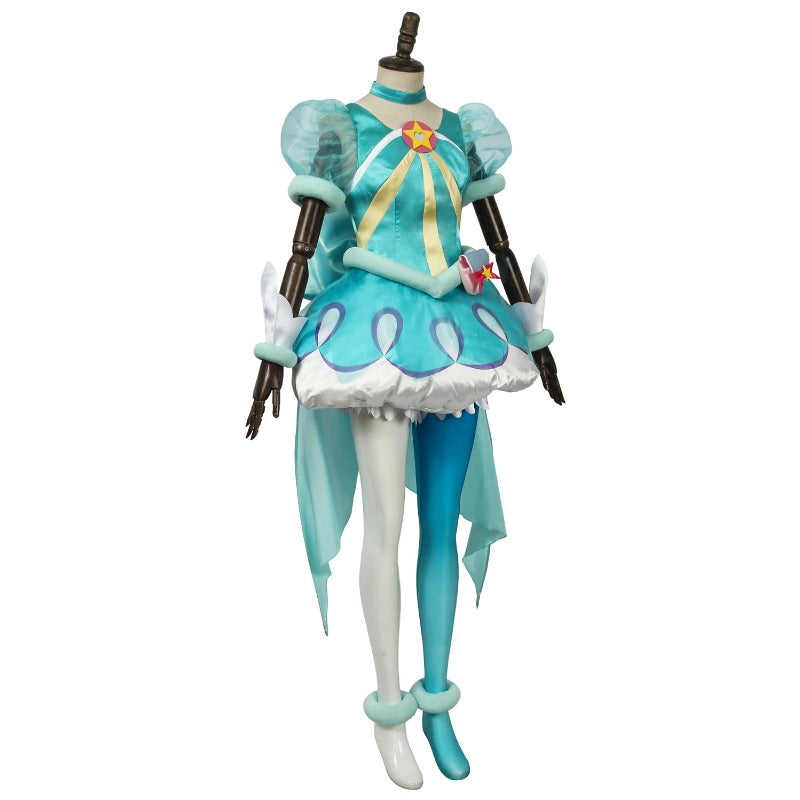 Astricos Cure Milky Lala Hagoromo Cosplay Costume - Premium Anime Dress - Astricos