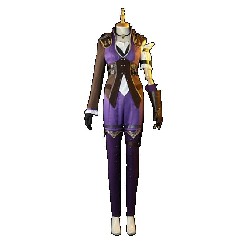 Embrace Your Inner Caitlyn with the Astricos Arcane Cosplay Costume Set for Halloween - Astricos