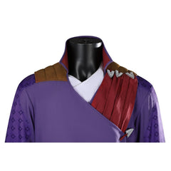 Astricos Gale Dekarios Cosplay Costume - Baldur's Gate Inspired Purple Wizard Full Set for Halloween - Astricos