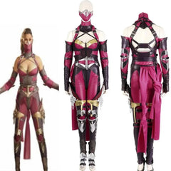 Astricos Mileena Cosplay Costume - Mortal Kombat Sexy Battle Outfit for Halloween Parties - Astricos