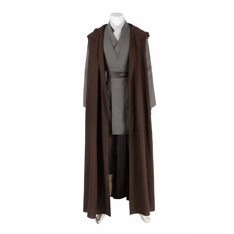 Astricos Obi-Wan Kenobi Cosplay Costume Full Set - Jedi Knight Outfit for Halloween & Carnival - Astricos