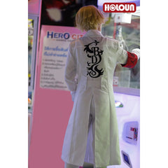 Astricos Tokyo Anime Koko Seishu Inui Cosplay Costume with Black Dragon Embroidery - Astricos