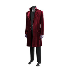 Astricos 2023 Willy Wonka Red Cosplay Costume Inspired by Timothee Chalamet for Halloween - Astricos