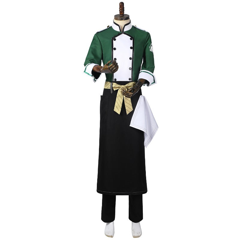 Astricos NRC Chef Silver Riddle Cosplay Costume Set - Customized - Astricos