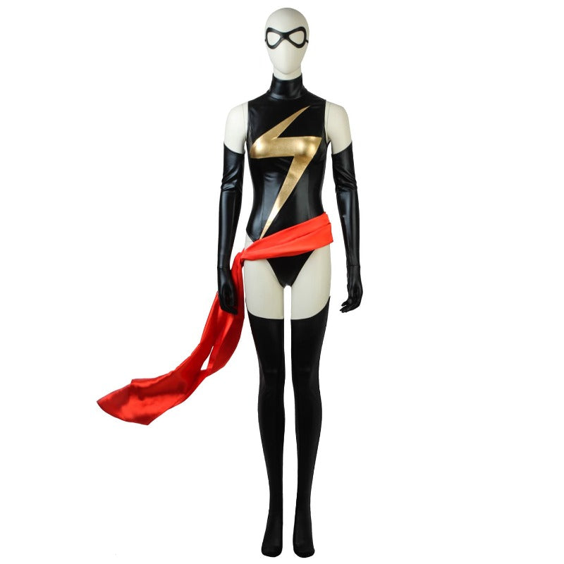 Astricos Superhero Costume - Red Waistband Movie Cosplay Halloween Outfit for Women - Astricos