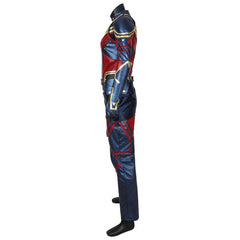 Astricos Avengers 4 Endgame Captain Marvel Jumpsuit Cosplay Costume with Shoes - Astricos