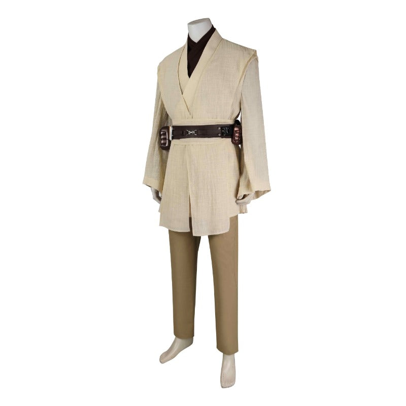 Astricos Obi-Wan Kenobi Jedi Cosplay Costume Full Set for Star Wars Fans - Astricos