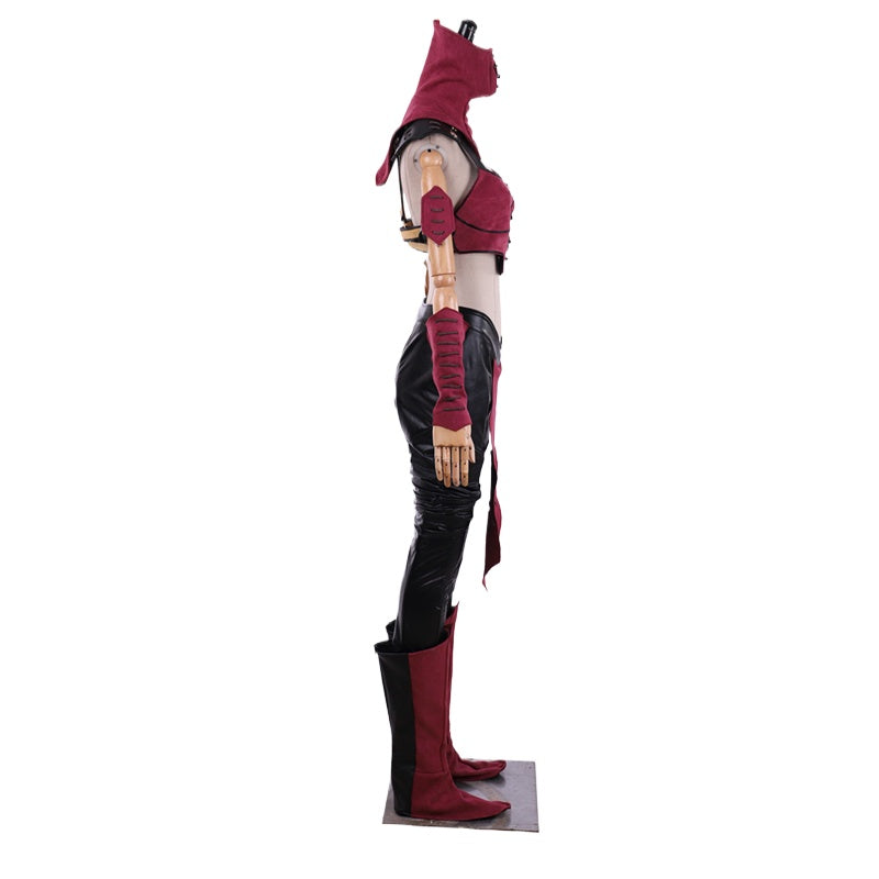 Astricos Mileena Cosplay Costume - Alluring Combat Suit with Mask for Women | Ideal for Halloween & Carnival - Astricos