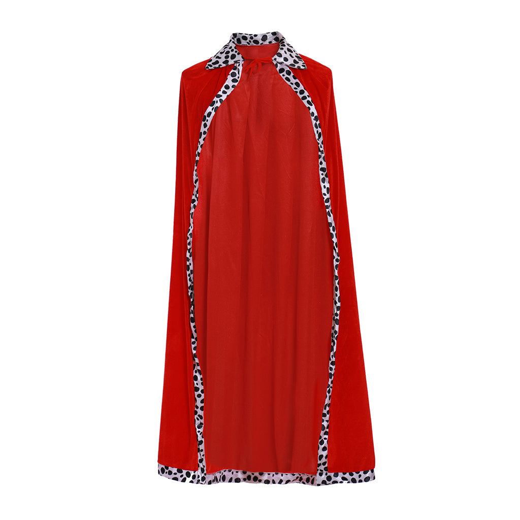 Astricos King Red Velvet Cloak for Adults | Supreme for Halloween, Christmas, and Carnival Parties - Astricos