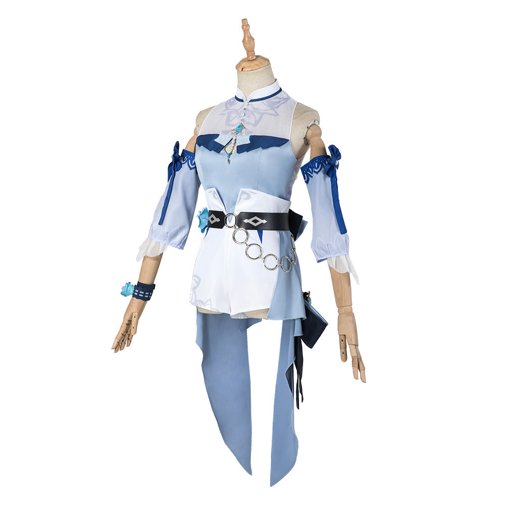 Astricos Jean Cosplay Costume - Marine Breeze Summer Skin Pool Dress for Halloween - Astricos