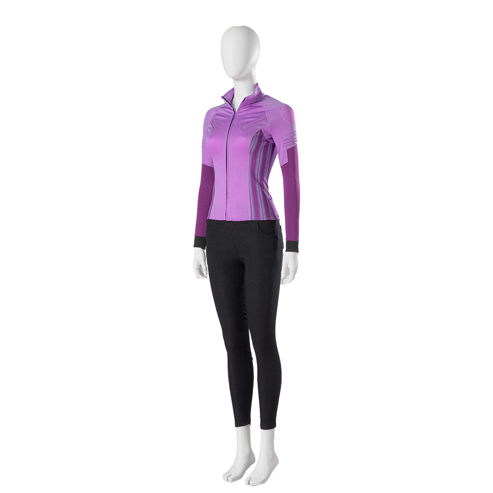 Astricos Kate Bishop Cosplay Costume for Women, Full Hero Set, Battle Coat & Accessories for Halloween, Carnival - Astricos