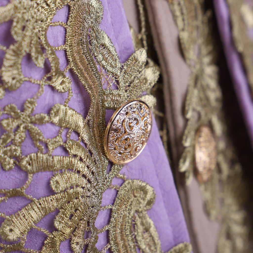 Royal Purple 18th Century Rococo Men's Costume - Inspired by Marie Antoinette | Astricos Medieval Series - Astricos