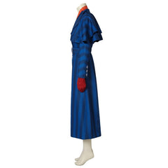 Astricos Navy Blue Mary Poppins Inspired Cosplay Costume for Adults - Astricos