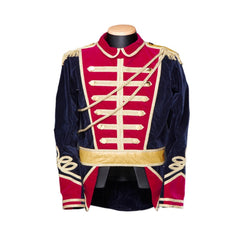 Medieval Military Officer Cosplay Costume - Majestic Ballet Musical Jacket with Hat | Astricos - Astricos