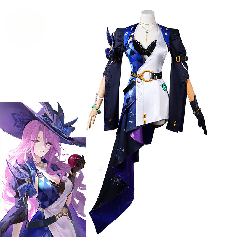 Astricos Jade Cosplay Costume from Honkai Star Rail - Ten Stonehearts Jade Women Suit for Halloween Parties - Astricos