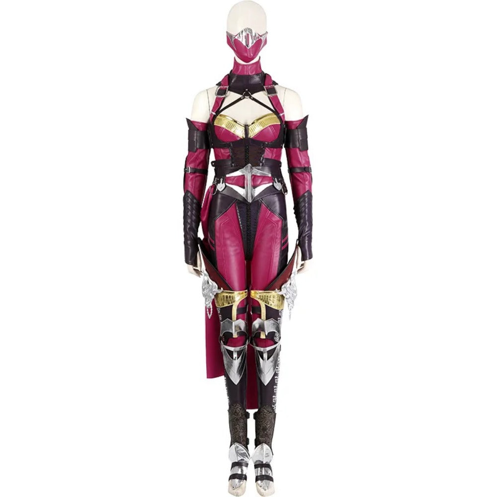 Astricos Mileena Cosplay Costume - Mortal Kombat Sexy Battle Outfit for Halloween Parties - Astricos