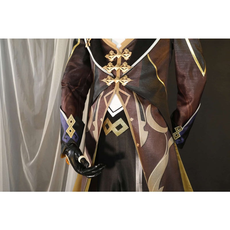 Astricos Zhongli Cosplay Costume - Premium Genshin Impact Role Play Set for Events - Astricos