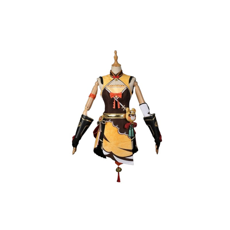 Astricos Genshin Impact Xiangling Pyro Chef Halloween Carnival Cosplay Costume - Astricos