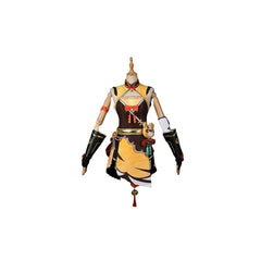 Astricos Genshin Impact Xiangling Pyro Chef Halloween Carnival Cosplay Costume - Astricos