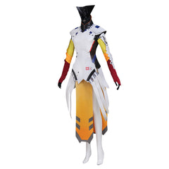 Astricos Mercy Cosplay Costume – Premium Fantasy Battle Jumpsuit for Enthusiasts and Cosplay Gatherings - Astricos