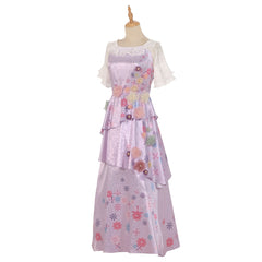 Astricos Women's Isabela Madrigal Costume - Pink Floral Disney Princess Dress for Halloween - Astricos