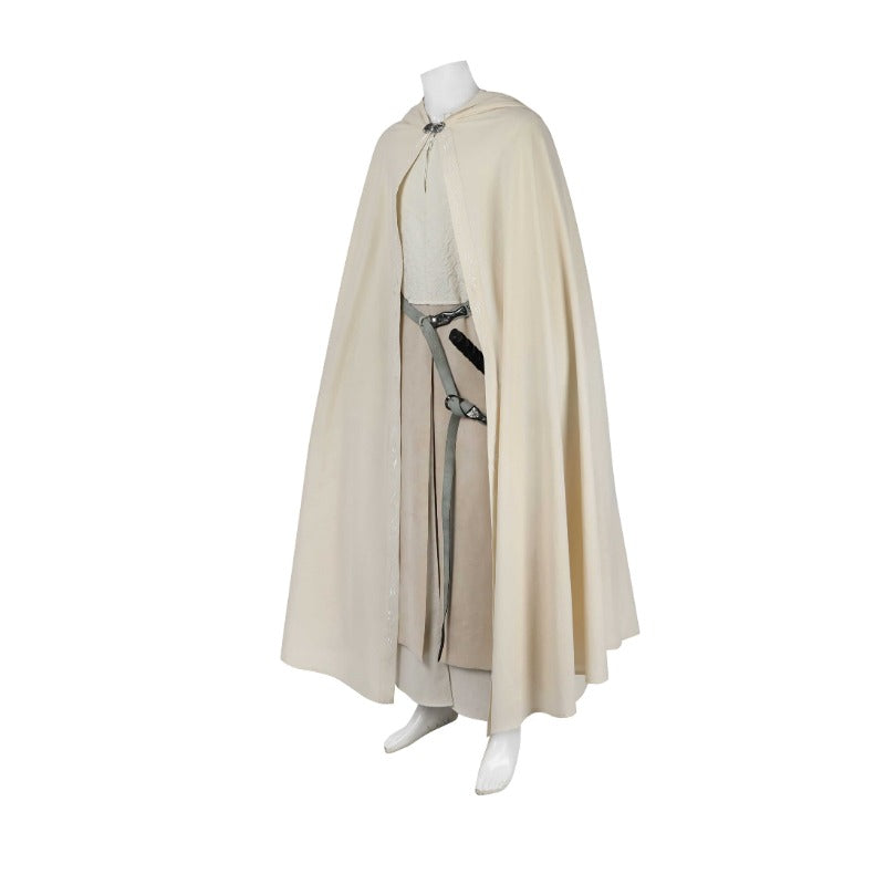 Astricos Gandalf the White Cosplay Full Set with Cloak and Shoes - Astricos