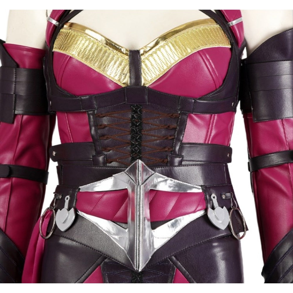 Astricos Mileena Cosplay Costume - Mortal Kombat Sexy Battle Outfit for Halloween Parties - Astricos